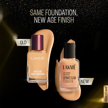 LAKMÉ Forever Matte Radiant Liquid Full Coverage Foundation For Superior For All Skin Coverage, Vit E, Lightweight & Water-Resist, Natural Shell, 27 ml